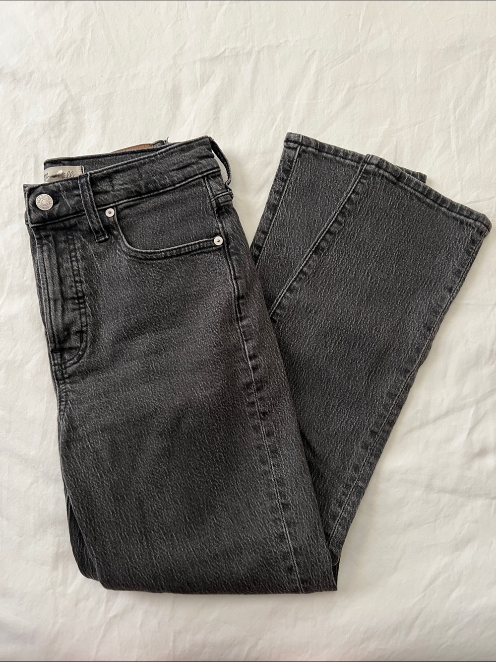 Madewell Charcoal Perfect Vintage Jeans